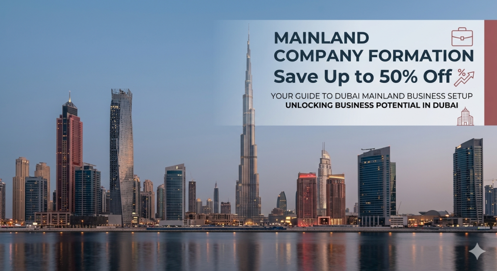 Mainland Company Formation in Dubai: Save Up to 50% on License Fees